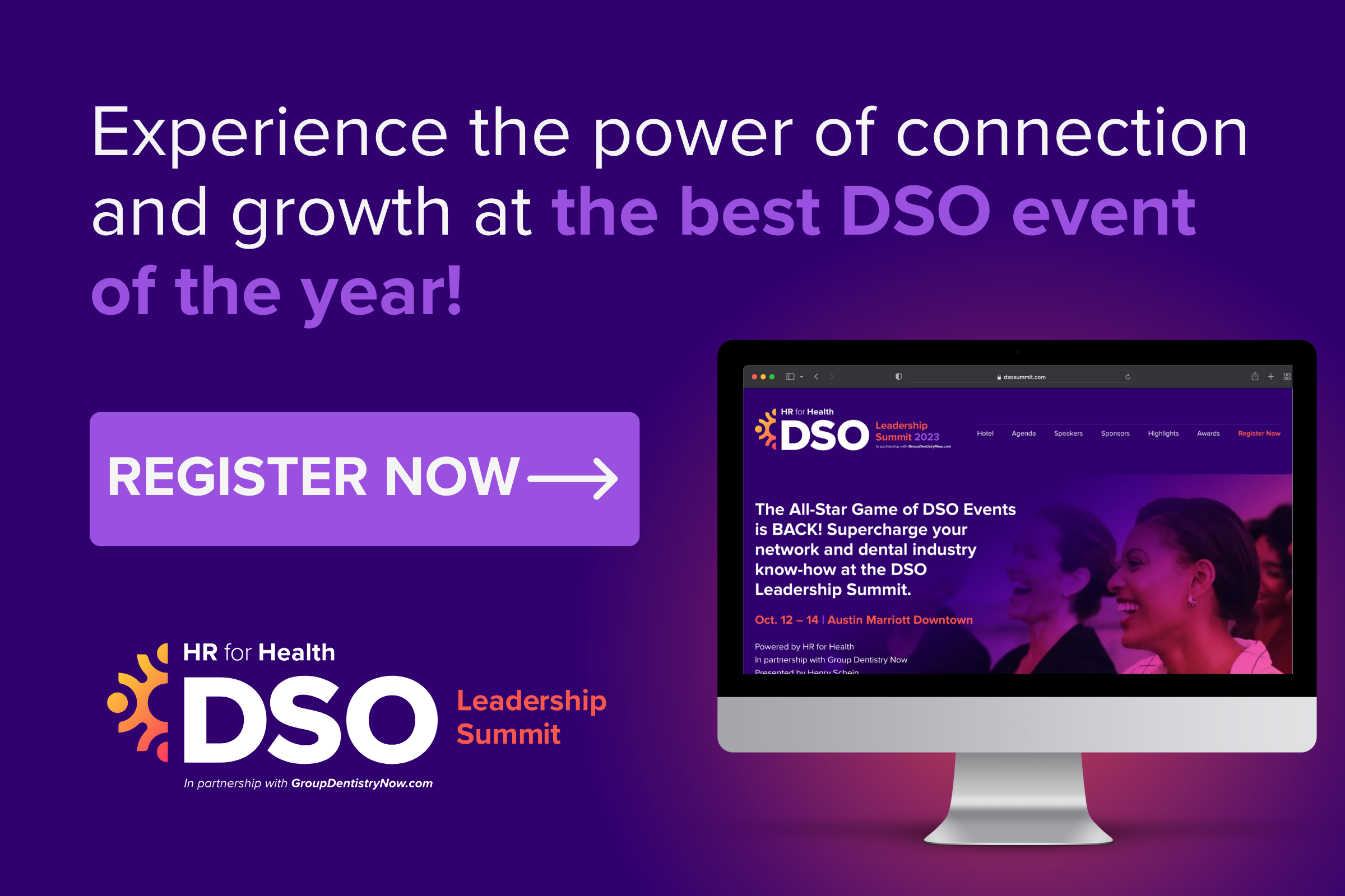 DSO Leadership Summit 2023 The Premier Event for Emerging Group Dental